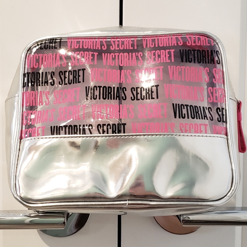 Victoria's Secret Metallic Jelly Cosmetics Bag